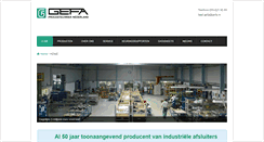 Desktop Screenshot of gefa.nl